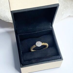 💛 Classic Links of London Sterling Silver Star Dust Ring